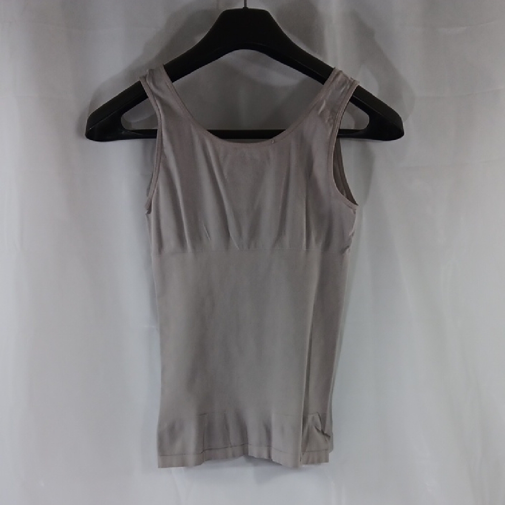 Jockey Shapeware Tank Top Women's Size Large Beige Sleeveles - Picture 4 of 6